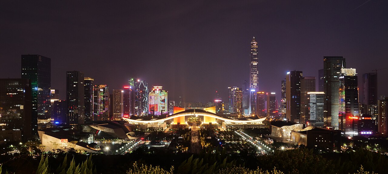 深圳夜景——莱茵—美因经济俱乐部中国代表团访问